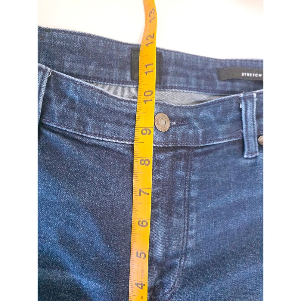 BOSS Hugo Boss Responsible Stretch Jeans Dark Wash Straight Leg Denim Blue - Picture 10 of 10